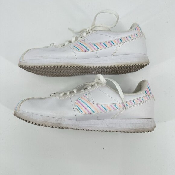 NIKE CORTEZ 72 shoes sneakers leather pastel stripe swoosh retro colorful 8.5 - Picture 10 of 14